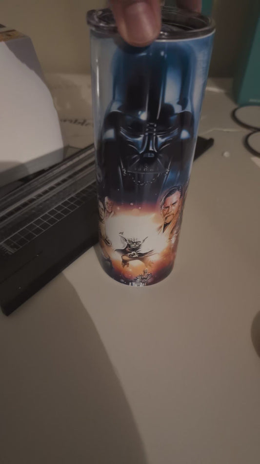 20 oz tumbler Darth vader